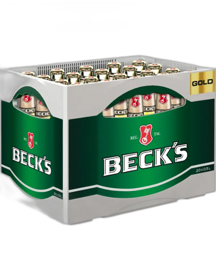 [02-0085] Becks Gold  GLASS ( 20 x 0,5 L )