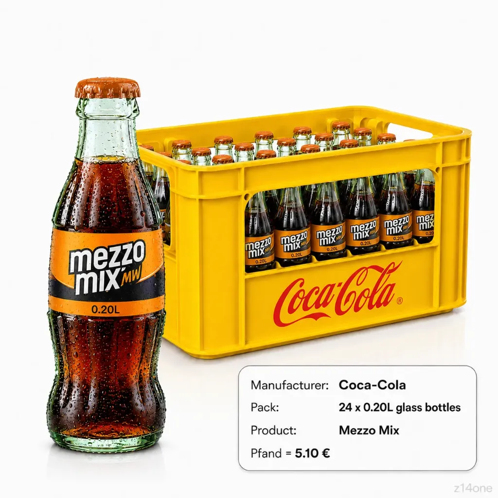 [02-0160] Mezzo Mix   GLASS ( 24 x 0,2 L )