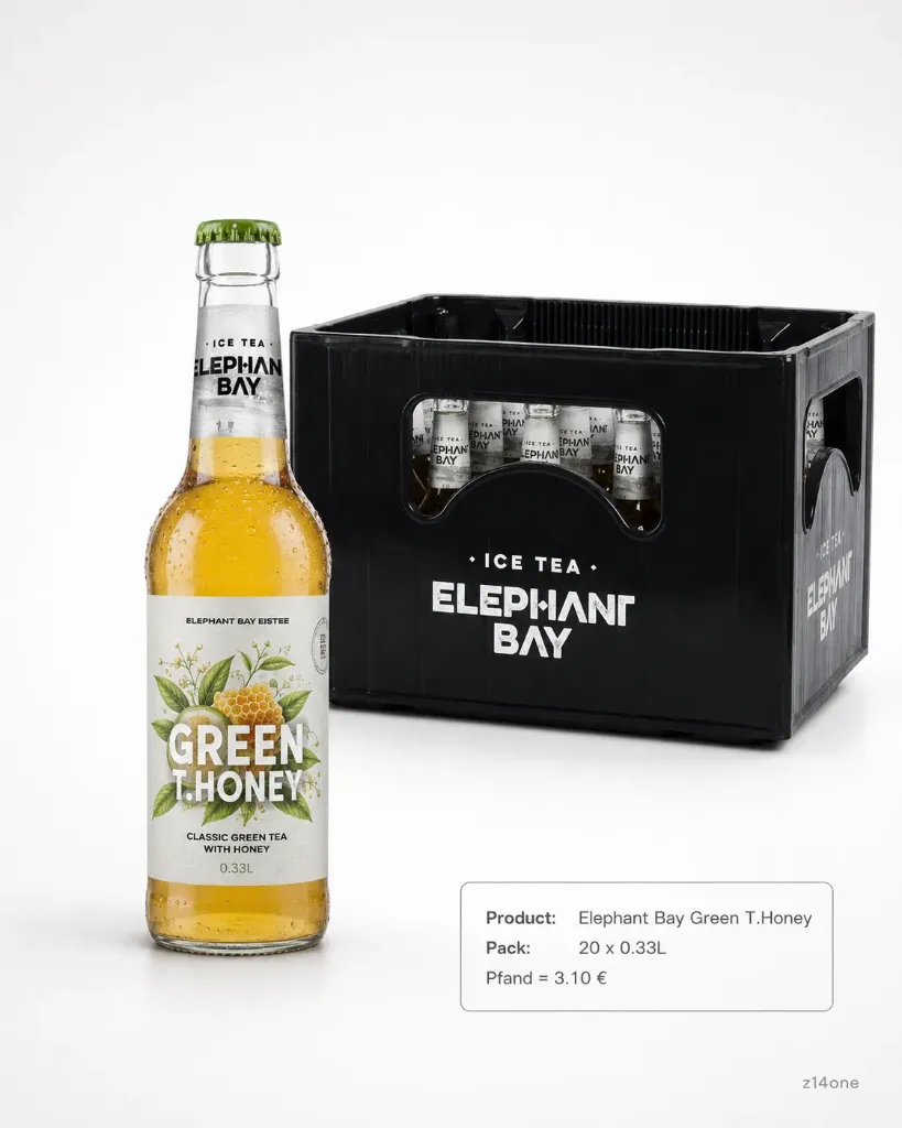 [02-0314] Elephant Bay Green T.Honey   ( 20 x 0,33 L )