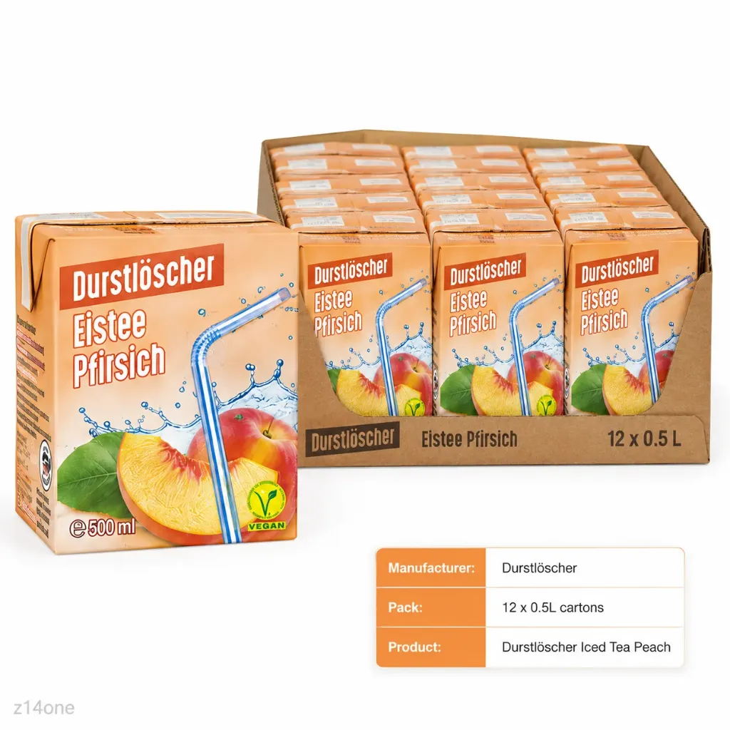 Durstloscher Eistee Pfirsich ( 12 x 0.50L )