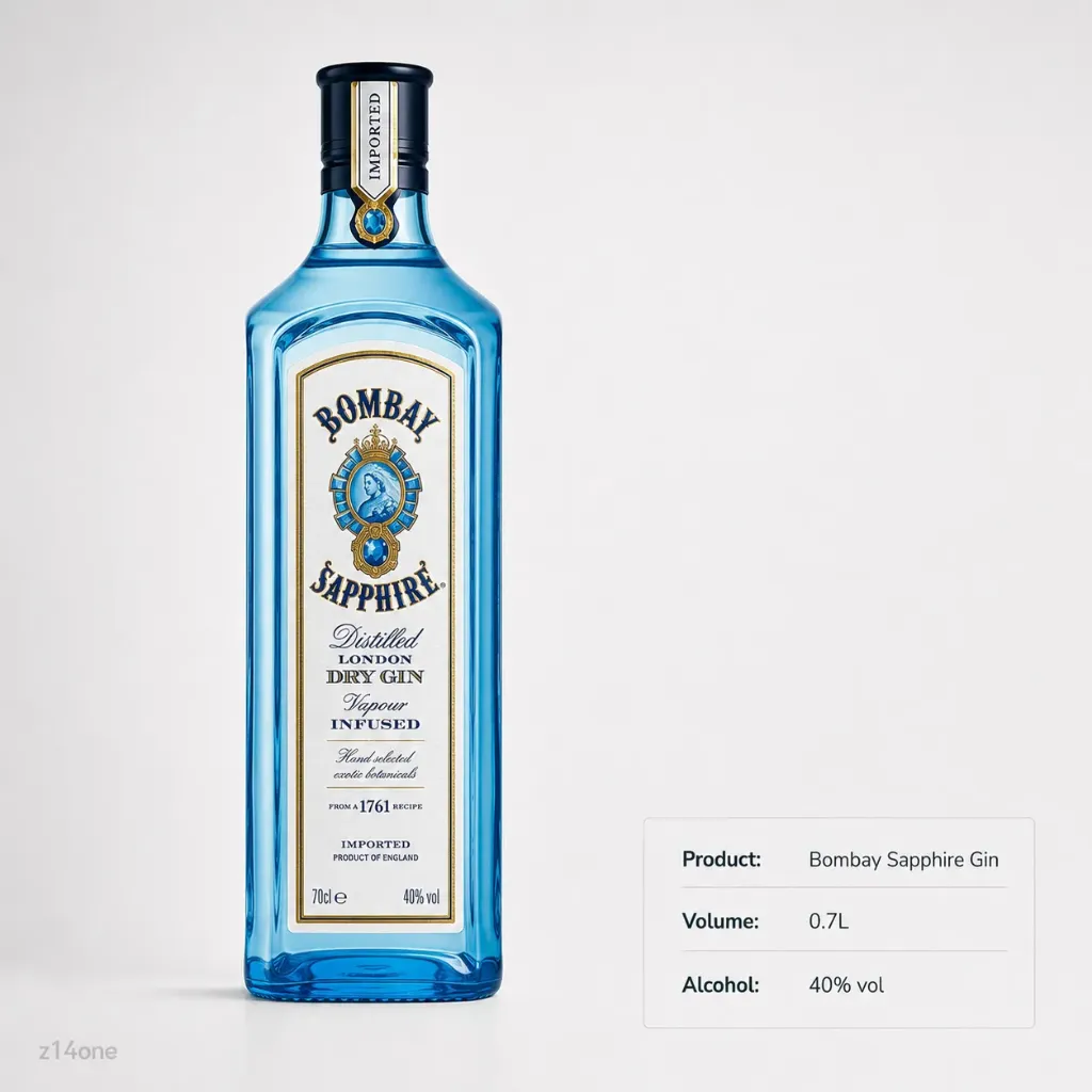 Bombay Sapphire Gin 40% Vol. 0.7 L