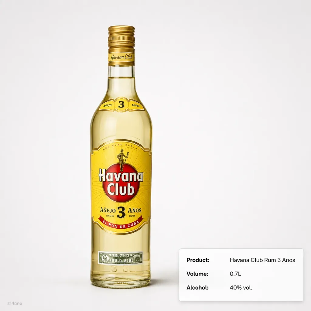 Havana Club Rum 3 Anos 40% Vol. 0.7 L